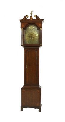 Lot 246 - A George III oak longcase clock