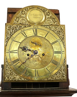 Lot 246 - A George III oak longcase clock