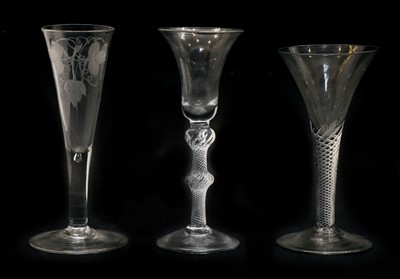 Lot 161 - An 18th century drinking glass