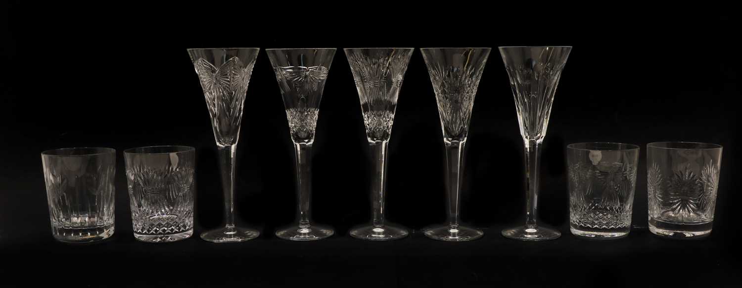 Lot 153 - A collection of Waterford Crystal Millennium Collection glass