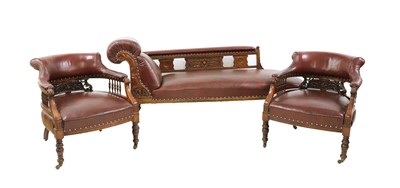 Lot 247 - A pair of Victorian armchairs