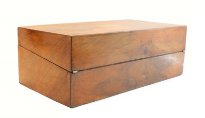 Lot 83 - A Victorian rosewood work box
