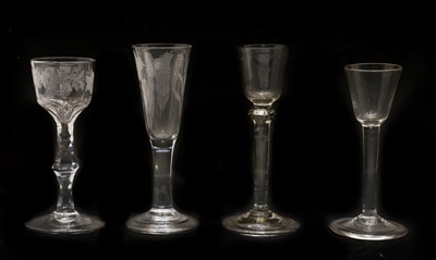 Lot 193 - An 18th century drinking glass