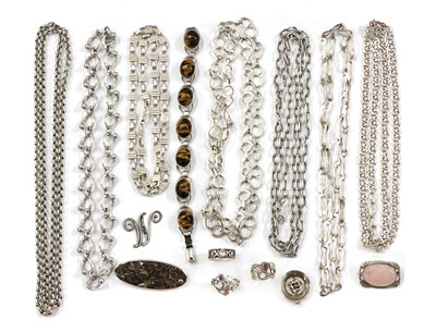 Lot 1437 - A large quantity of silver jewellery
