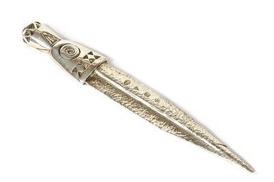Lot 1323 - A silver paper knife, by Patrick Mavros