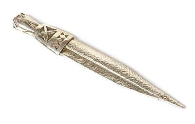 Lot 1323 - A silver paper knife, by Patrick Mavros