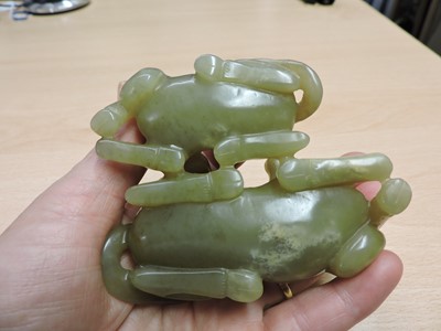 Lot 156 - A Chinese jade carving