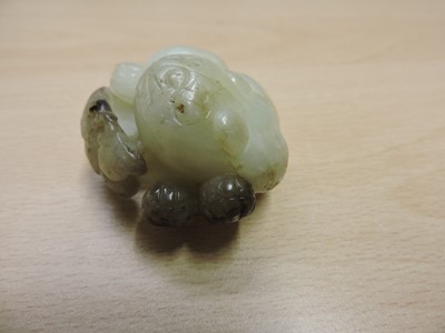 Lot 154 - A Chinese jade carving