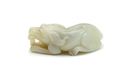 Lot 98 - A Chinese jade carving
