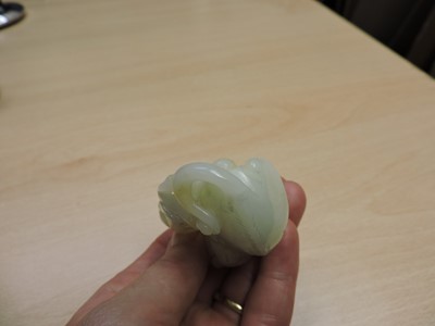 Lot 98 - A Chinese jade carving