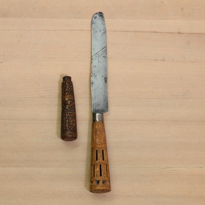 Lot 189 - A German steel knife