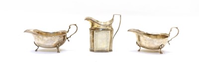Lot 40 - A George III silver cream jug