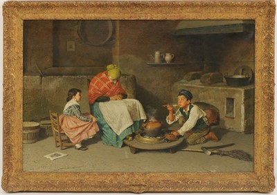 Lot 591 - Federico Mazzotta (Italian, 1839-1897)