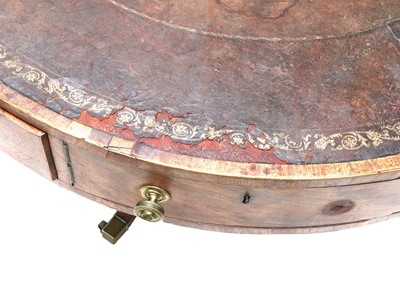 Lot 325 - A George IV mahogany drum table