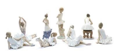 Lot 248 - A collection of Nao porcelain figures