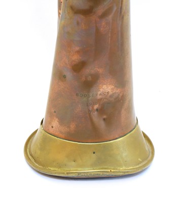 Lot 147 - A copper military bugle