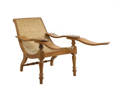 Lot 371 - A Burmese plantation chair