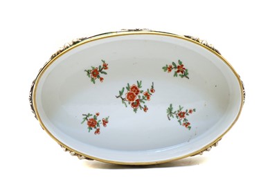Lot 191 - A French silver mounted porcelain bowl