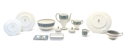 Lot 203 - A Wedgwood ‘Turquoise Florentine’ part dinner service