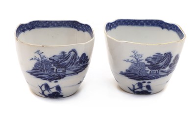 Lot 156 - Three Worcester tea cups and saucers