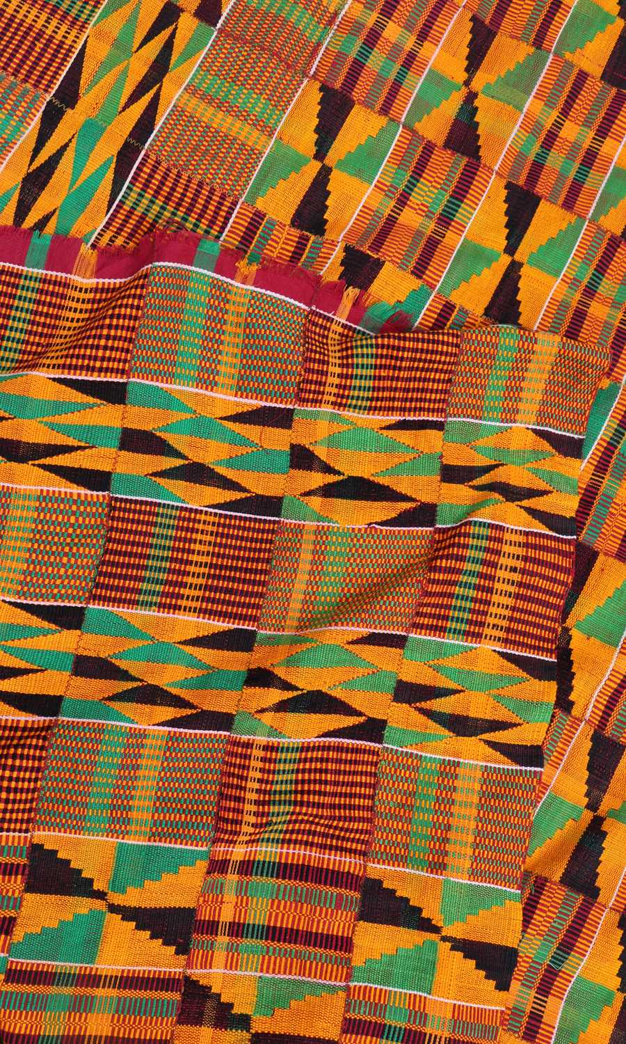 Lot 218 - Ashanti Kente cloth,