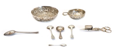 Lot 56 - A collection of silver and silver plated items