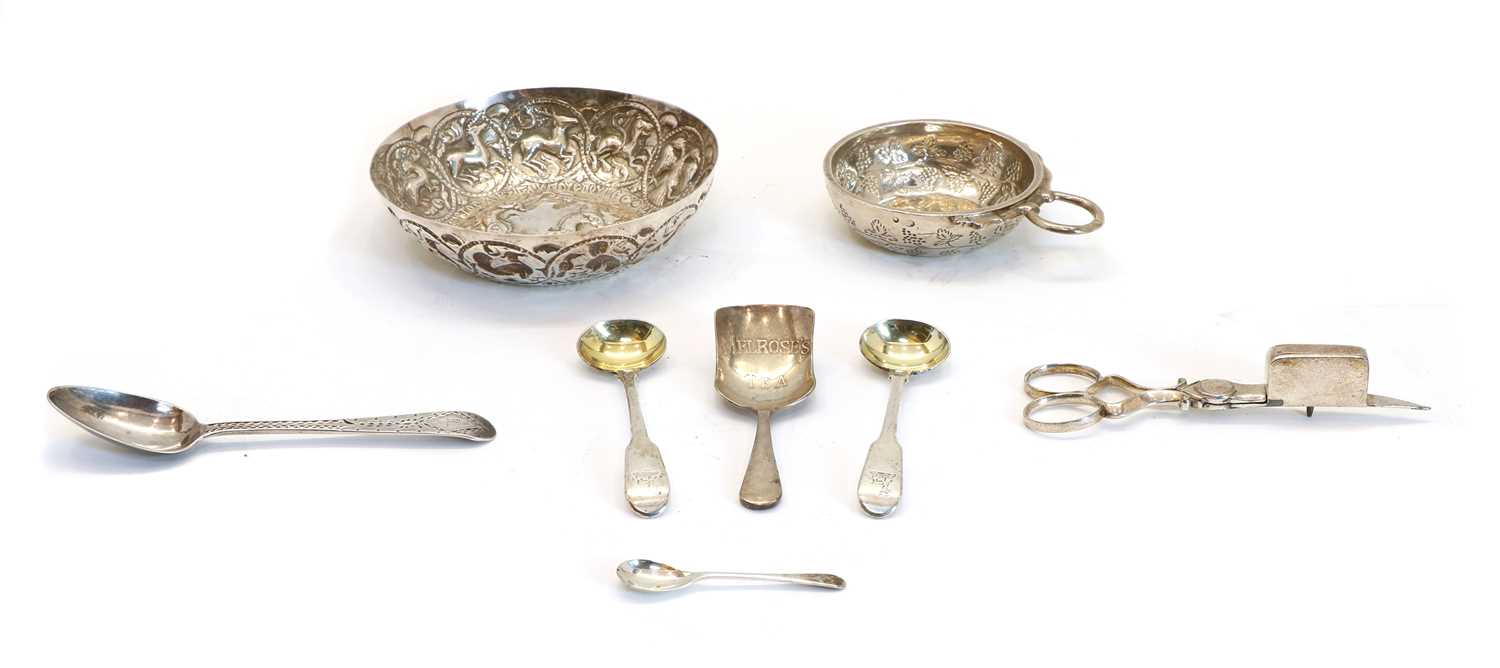 Lot 56 - A collection of silver and silver plated items