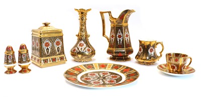 Lot 243 - An assortment of Burtondale Imari decorated ceramics