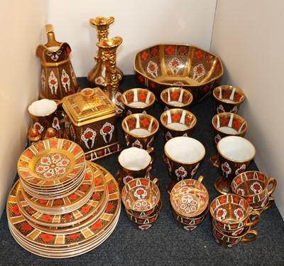 Lot 243 - An assortment of Burtondale Imari decorated ceramics