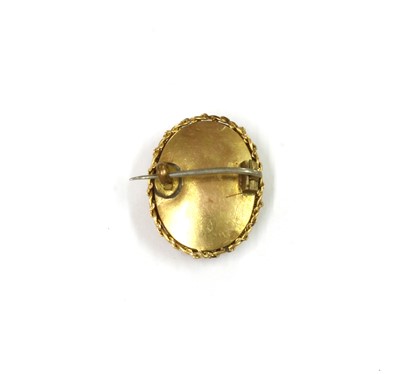 Lot 1011 - A gold mounted sardonyx cameo