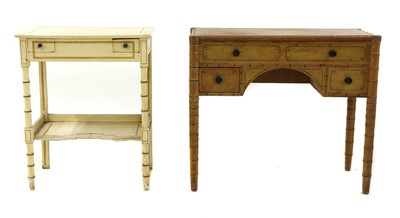 Lot 261 - A Victorian painted pine wash stand