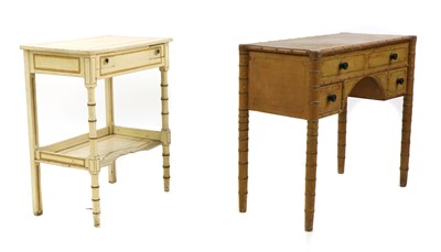 Lot 261 - A Victorian painted pine wash stand