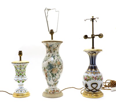 Lot 149 - Three table lamps