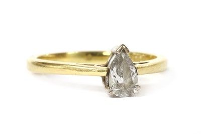 Lot 1178 - An 18ct gold single stone diamond ring