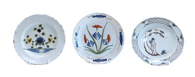 Lot 215A - Three Delft plates