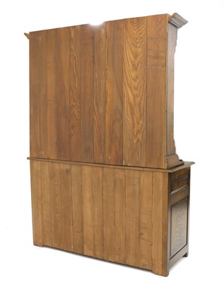 Lot 288 - A George III style oak dresser