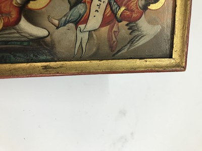 Lot 69 - A double icon of the Nativity and the Baptism of Jesus