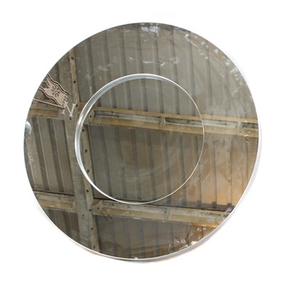 Lot 345 - A contemporary circular mirror