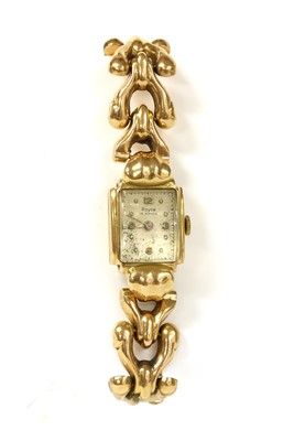 Lot 1521 - A ladies' gold Royce mechanical bracelet watch