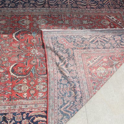 Lot 38 - A Persian wool Mahal carpet