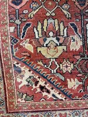 Lot 38 - A Persian wool Mahal carpet