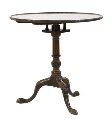 Lot 470 - A mahogany tripod table