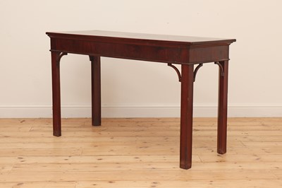 Lot 75 - A George III mahogany side or serving table