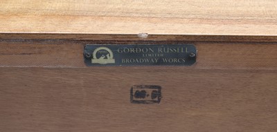 Lot 675 - A Gordon Russell walnut sideboard