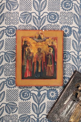 Lot 97 - An icon of St Nicholas