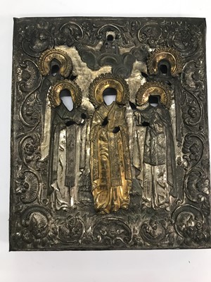 Lot 97 - An icon of St Nicholas