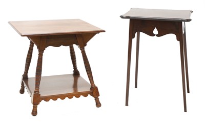 Lot 329 - An Arts & Crafts mahogany side table