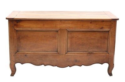 Lot 346 - A Continental walnut coffer or chest
