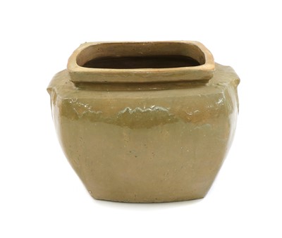Lot 542 - A Vietnamese glazed stoneware garden pot