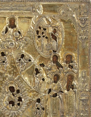 Lot 68 - A festival icon of the Mother of God of the Burning Bush